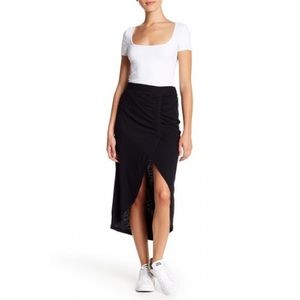 Susina Ruched Maxi Skirt size L